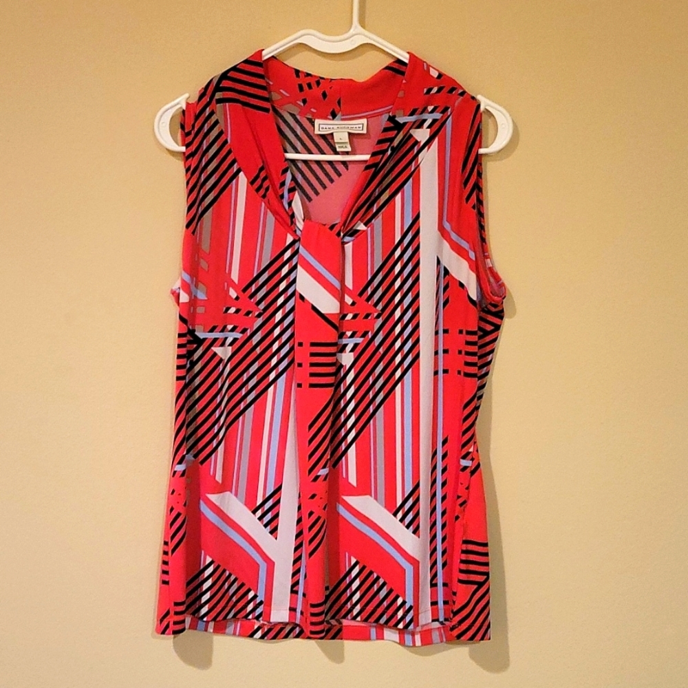 Pink Sleeveless blouse, size L